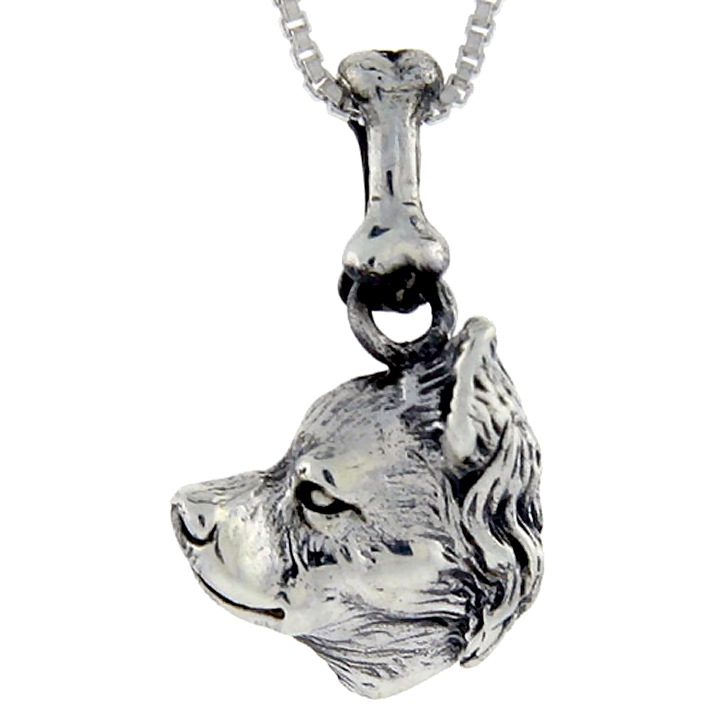 Sterling Silver Chihuahuas Dog Pendant �