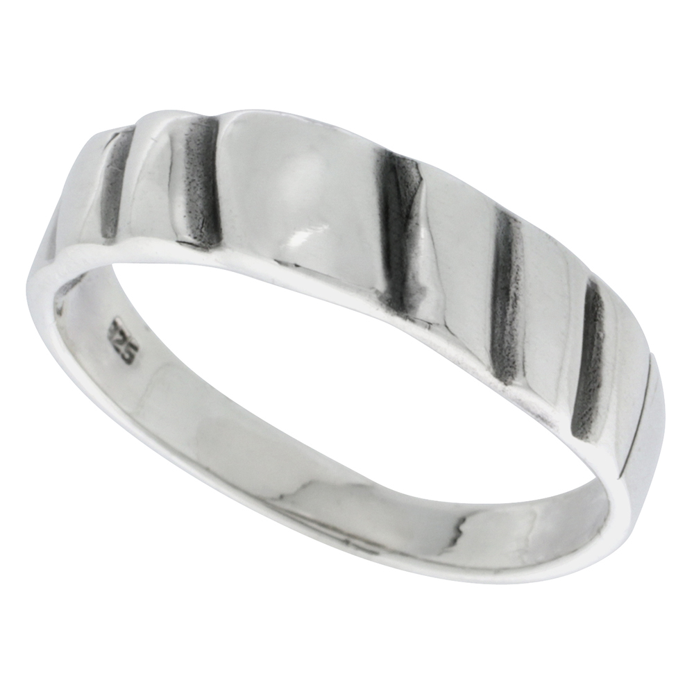 Sterling Silver Love Knot Ring 1/4 inch wide, sizes 4 - 12